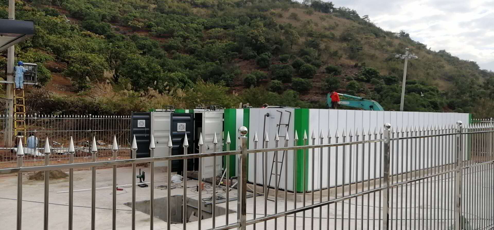 云南省玉溪市元江縣生活污水處理工程現場(圖2)