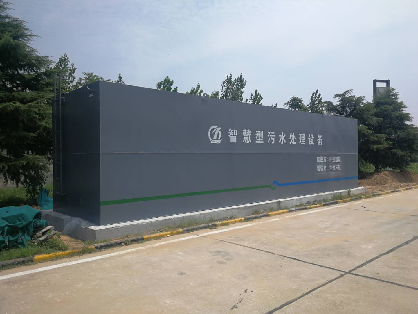 河南高速服務區污水處理設備安裝中(圖5)