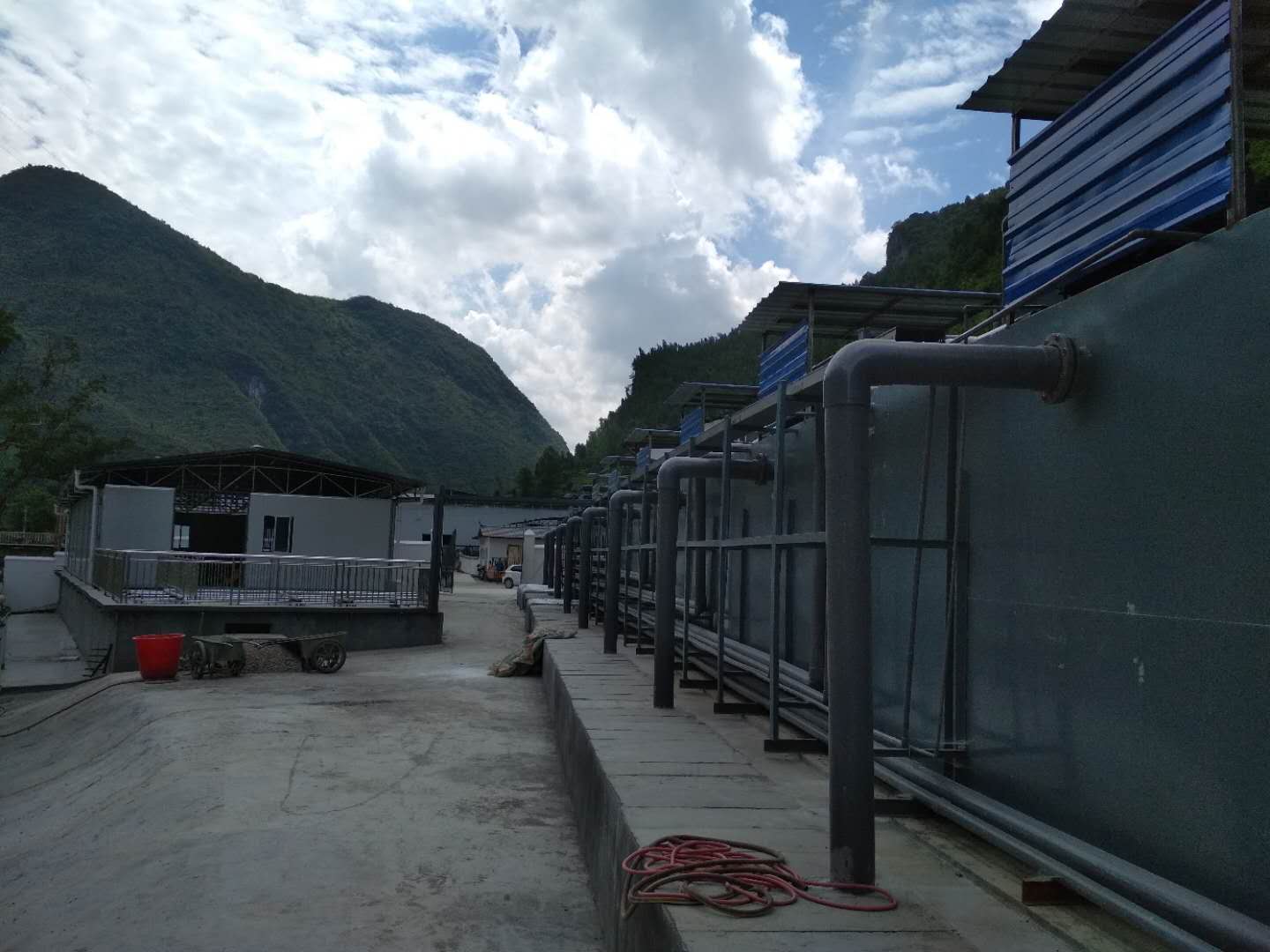 貴州印江河流域4000噸生活污水處理設備運行良好(圖2)