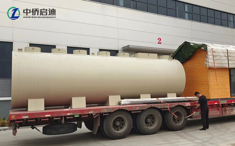 陜西機(jī)場(chǎng)PP一體化污水處理設(shè)備(圖1)